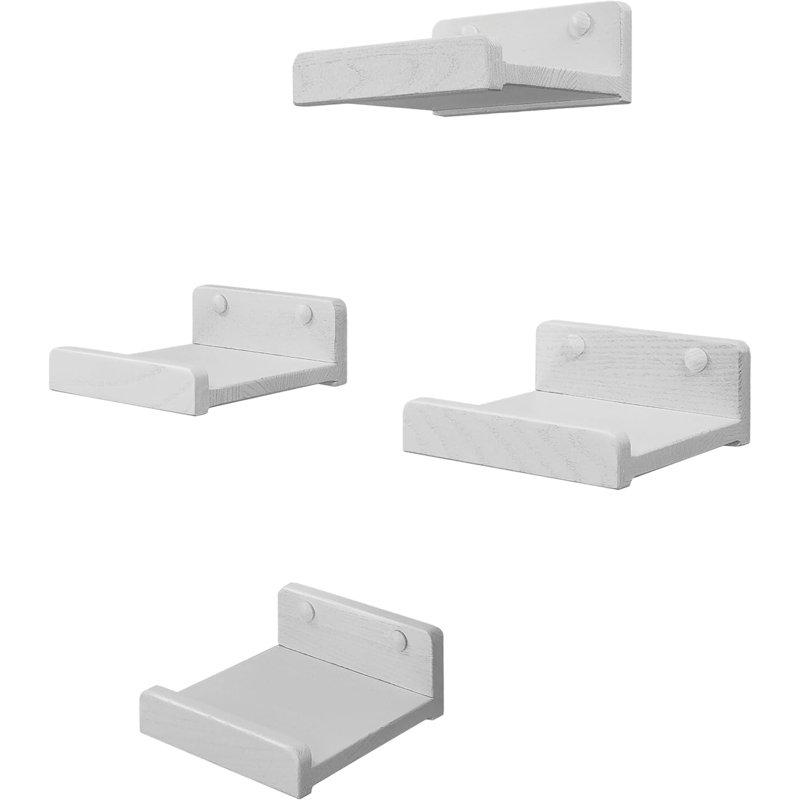 Ravita 4 Piece Floating Shelf, White