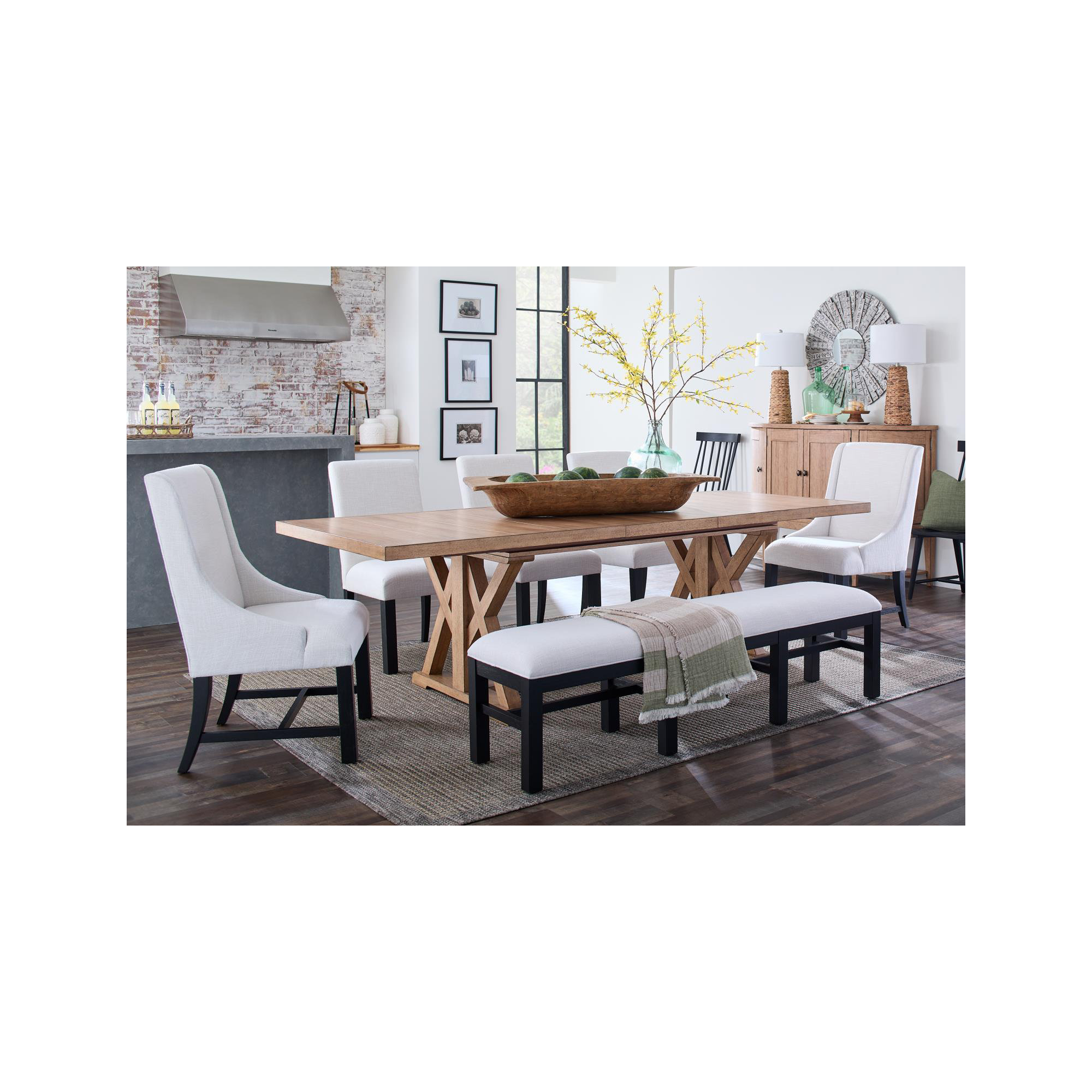 Mya Windsor Counter Stool, Natural