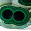 Genuine Polished Malachite Stalactite Slice (159.4 grams)