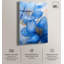 Art mural fleur Twilight Teal Tint II par Art Remedy, prêt à être accroché-115072731