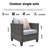 8 - Person Patio Conversation Set with Cushions-1086895991