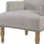 Fauteuil d'appoint avec accoudoirs - beige