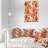 Floral Reversible Throw Pillow