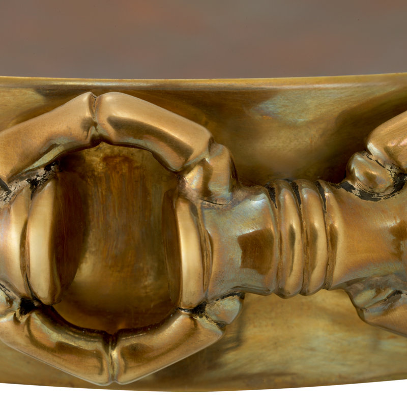 Clementine Metal Decorative Bowl