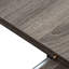 Grande table de salle à manger extensible 106,5 po - Finition grain de bois en mélamine-2087609964