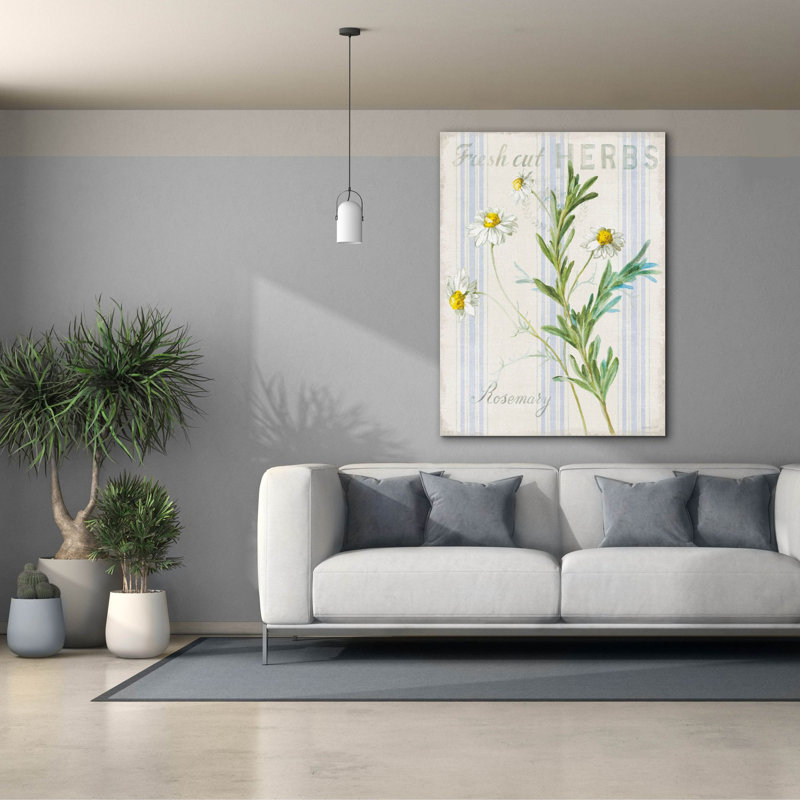 «Floursack Herbs 1» par Danhui Nai, art mural sur toile, H 54 po x l 40 po