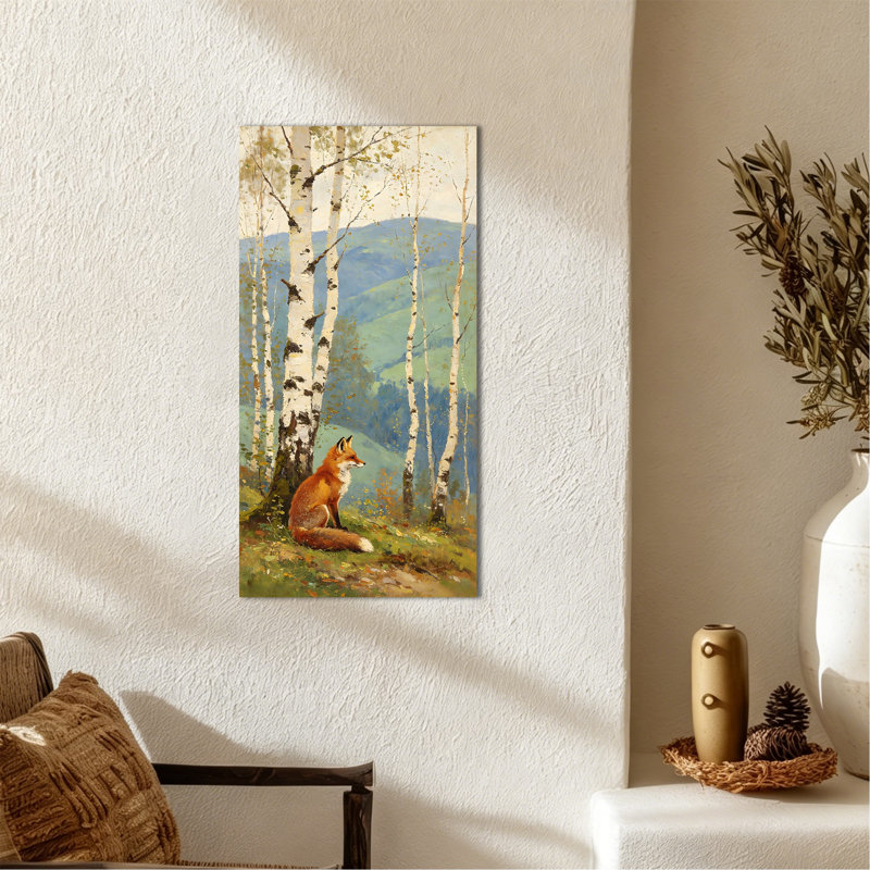 Art mural sur toile de bouleau vertical, 20 po x 40 po, Birch Tree Artwork - 22