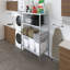 Unité de rangement sec en acier galvanisé à 4 niveaux. 24 po x 43 po x 72 po