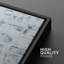 «Abstract Paint Effect Blue Graffiti Stroke», ensemble de 2 reproductions d'art sur toile-87607280-87607281
