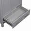 Meuble-lavabo de 30 po avec lavabo simple, meuble-lavabo encastré, armoire de rangement avec 2 portes et un tiroir, fermeture en douceur, rangement multifonctionnel, structure en bois massif-120330020