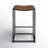 Galina Taniel Leather w/ Metal Counter Stool-118327909