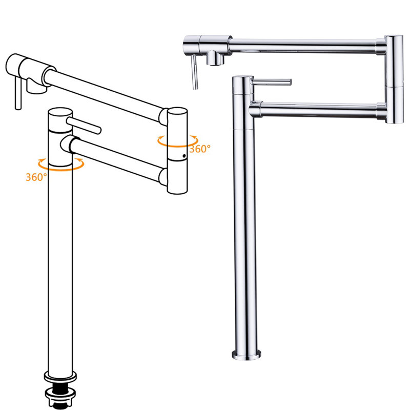 Naiyafly Kitchen Faucet, Chrome