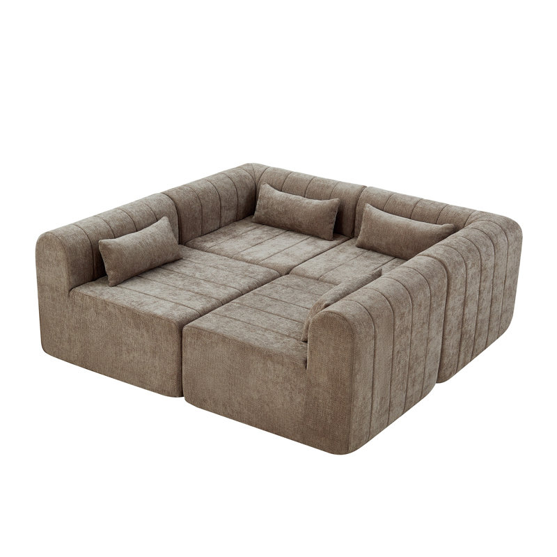 Canapé modulaire Boneless, Kaki