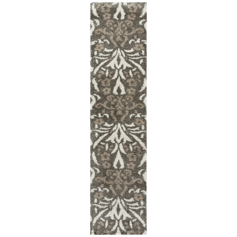 Ellyona Shag Performance Floral Rug, Runner 2'3" x 9'