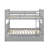 Full Over Full Bunk Bed With Twin Size Trundle And Ladder-1999519703