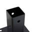 VidaXL Anthracite Powder Coated Steel Mounting Hardware