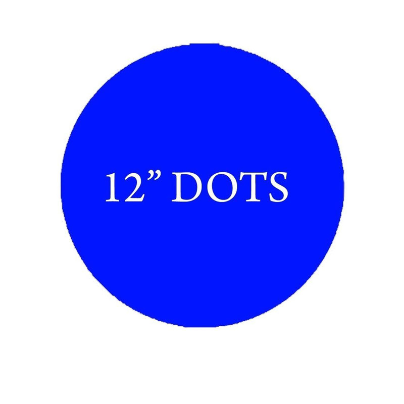 Décalcomanie murale Pois géants, Blue, 12 pouces