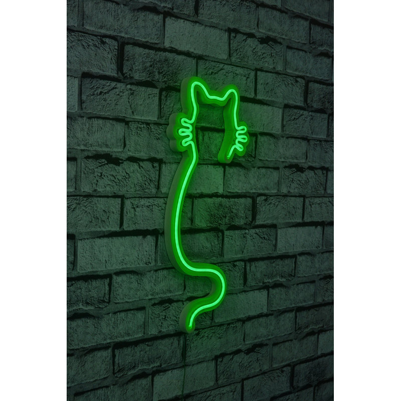 Bande lumineuse néon flexible, néon vert imperméable, 11,8 x 18,9 x 0,8 pouces | Système de suspension mural DC 12 V, 20,16 W, 570 lumens | Parfait pour la décoration intérieure, les fêtes et l'éclairage d'ambiance