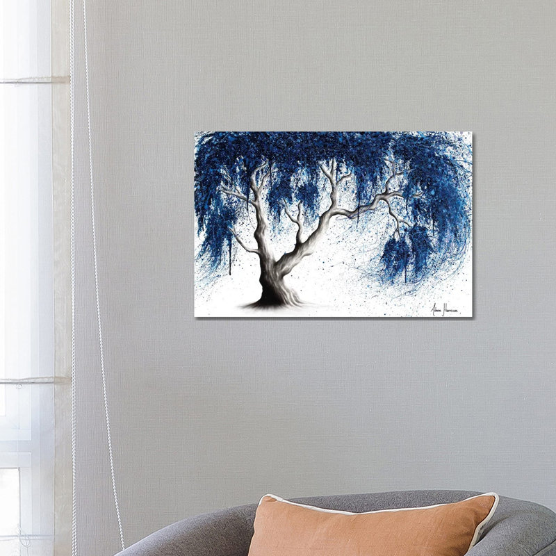 Blue Dream Tree by Ashvin Harrison - Print on Canvas, 66.04 cm H x 45.72 cm W x 1.91 cm D, Wrapped Canvas