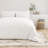 Pinch Pleat Textured Duvet Cover Set-463085930-463085935