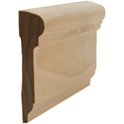 Colonial Chair Rail 3-1/4" Tall x 13/16" Moulding. Unfinished