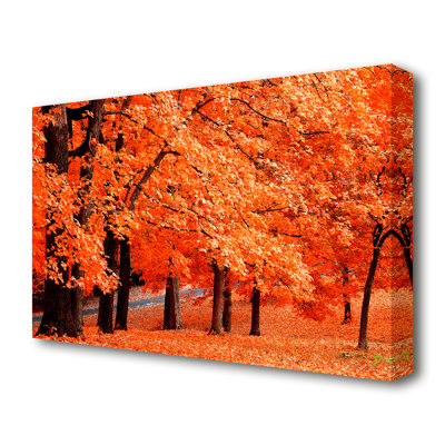 Orange Tree Parade Landscape - Wrapped Canvas Print