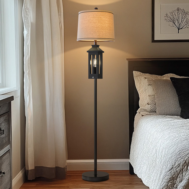 63"mid-century Vintage Floor Lamp For Office Living Room Dining Room Bedroom(with Light Bulb)