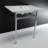 Kingston Brass Dreyfuss 31-Inch Ceramic Console Sink with Stainless Steel Legs-50241375-50233729
