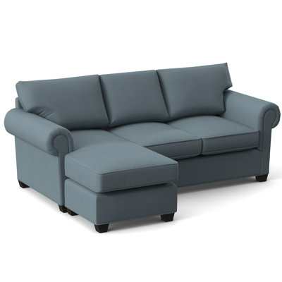 Canapé-lit et chaise longue réversible avec repose-pieds de 86 po Charlotte