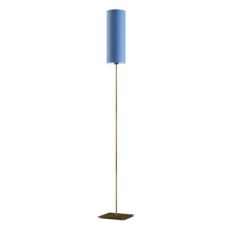 Florencja 165cm Traditional Floor Lamp, Blue, Gold