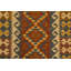 Runner Geometric Wool Hand Woven 85cm X 310cm Area Rug