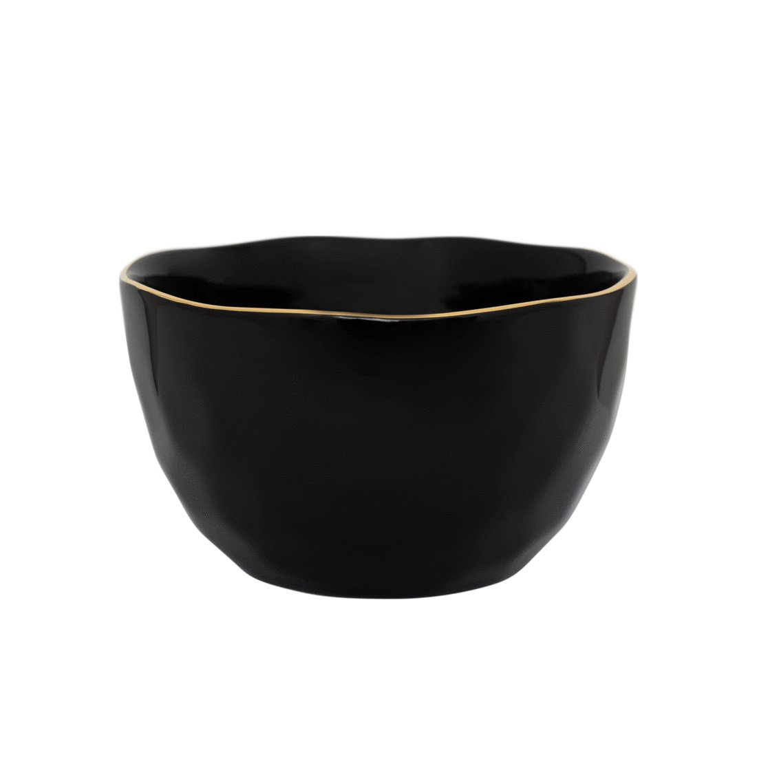 Carolien Stoneware Decorative Bowl 1, Black