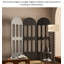 Paravent creux français antique en bois massif