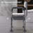 3-in-1 Multifunctional Shower Chair with Commode Bucket