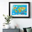Carte du monde - impression encadrée-366616753-366616756