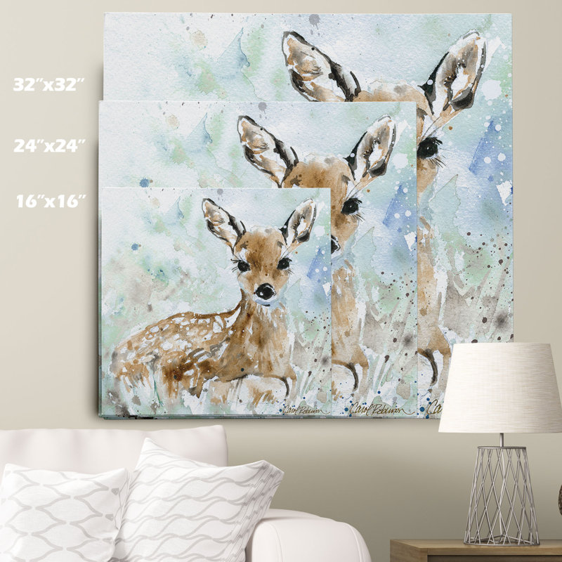 « fauve » par carol robinson, reproduction d’art sur toile tendue, H 24 po x l 24 po x p 1,5 po