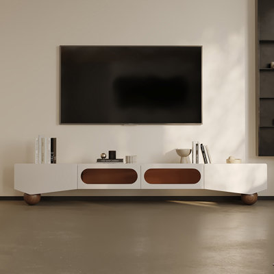 Cream style light luxury TV cabinet