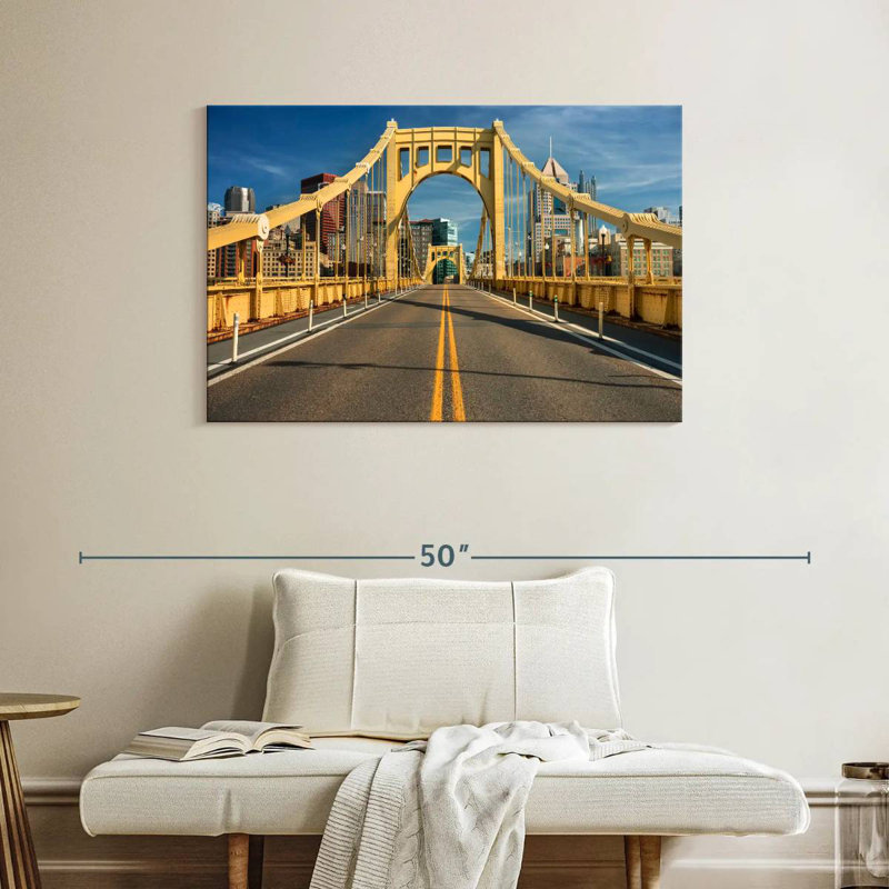 Mehar The Roberto Clemente Bridge, 26" H x 39" W
