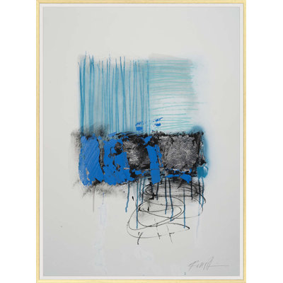 Blue Lines 3 Print by Robert Robinson