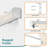 Polyester Cover Patio Window Awning, Manual Retractable Sunshade Canopy-93764367