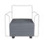 Repose-pieds de rangement en tissu Tomario-1128471524