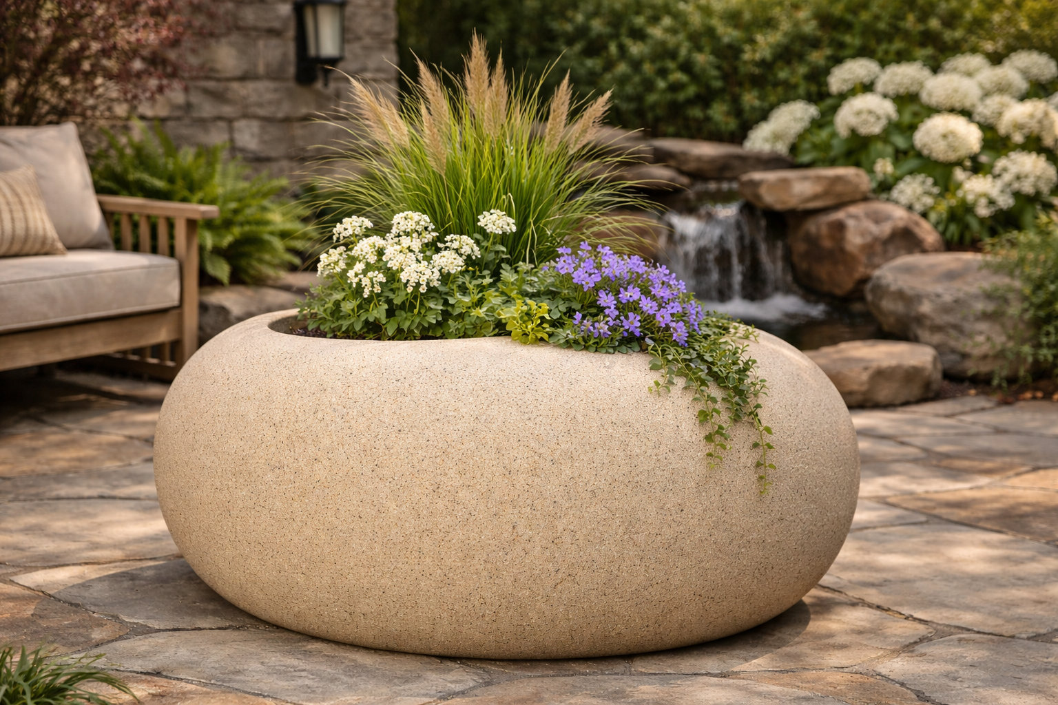 Pot Planter, Tan