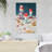 Ice Cream Cone With Cone And Ice Cream On Table - 1 Piece Rectangle Graphic Art Print On Wrapped Canvas-1103503512