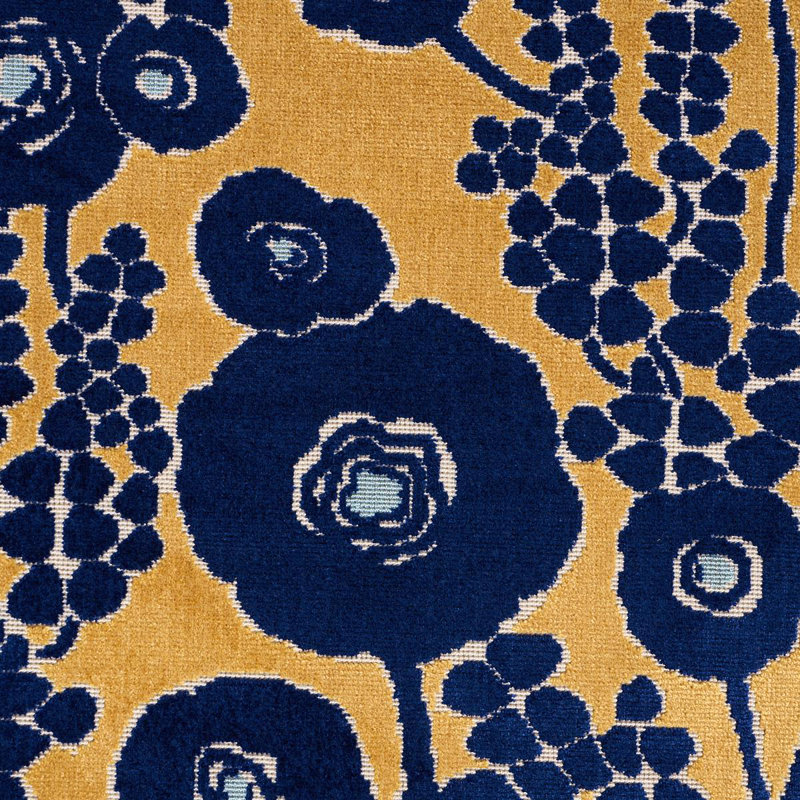 Emelie Velvet Fabric, Orange