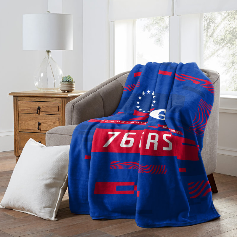 Throw Blanket, Blue/Red, Philadelphia 76ers