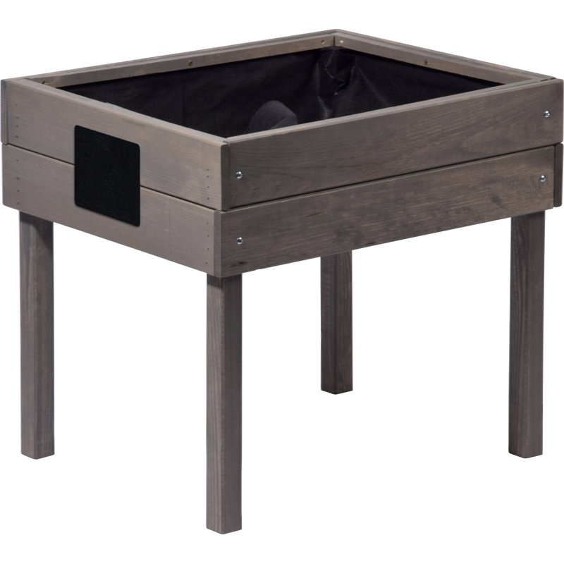 Aakiyah Wood Elevated Planter, Woman