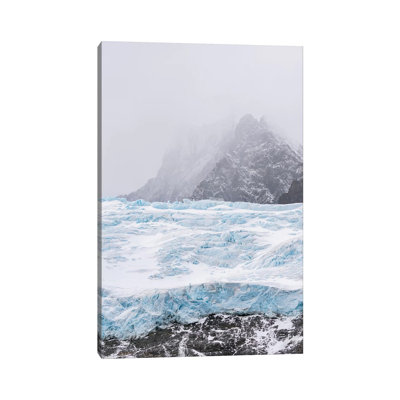 Glaciers Of Drygalski Fjord At The Southern End Of South Georgia. by Martin Zwick - Wrapped Canvas Print