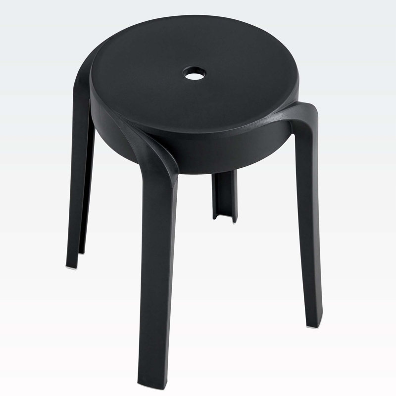 Gils Upholstered Side Chair, Black