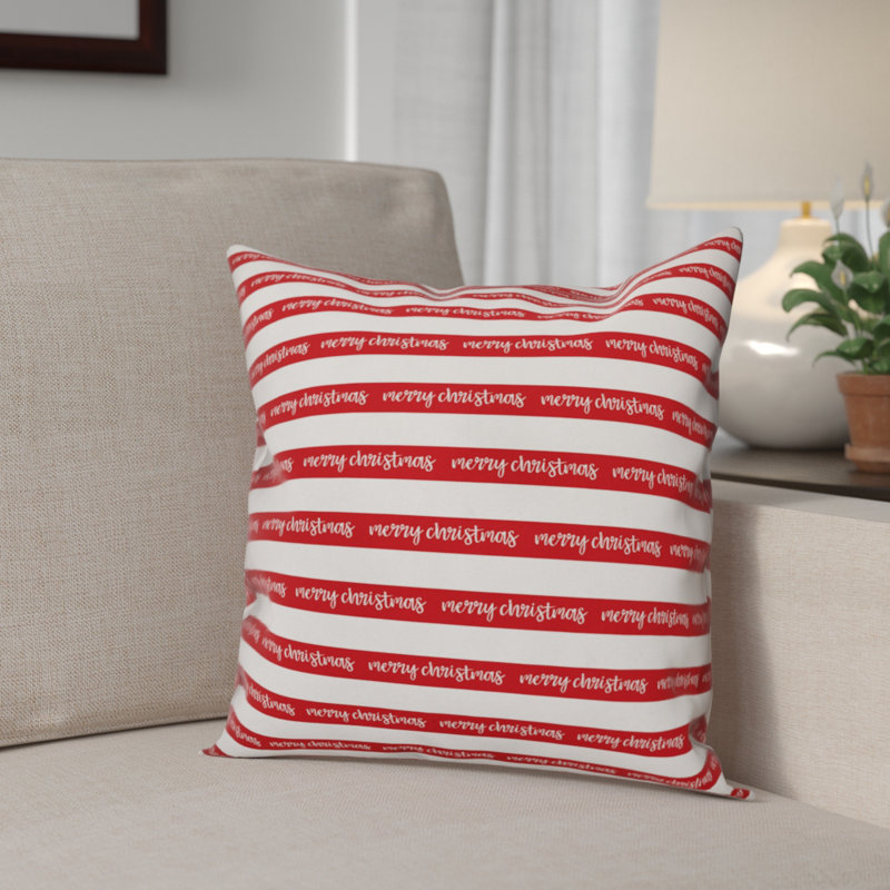 Striped Reversible Throw Pillow, Throw Pillow