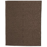 Wool Damask Area Rug in Brown
